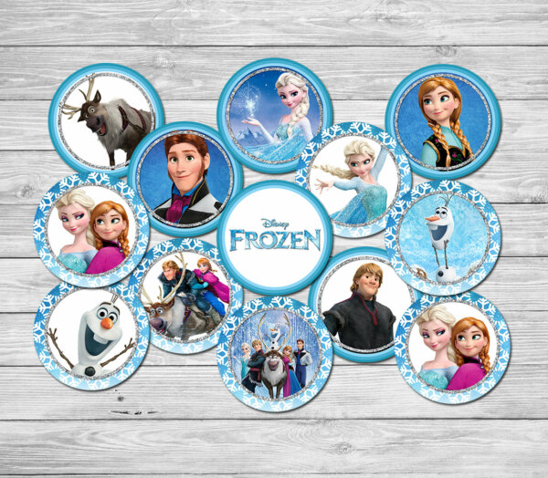 frozen cupcake topper frozen gift cupcake topper cupcake topper for frozen birthday party cupcake topper movie printables acv store