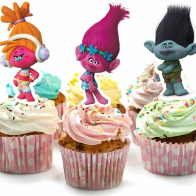 Trolls cupcake topper, Trolls Gift cupcake topper, cupcake topper for Trolls Birthday, Party cupcake topper, Movie Printables