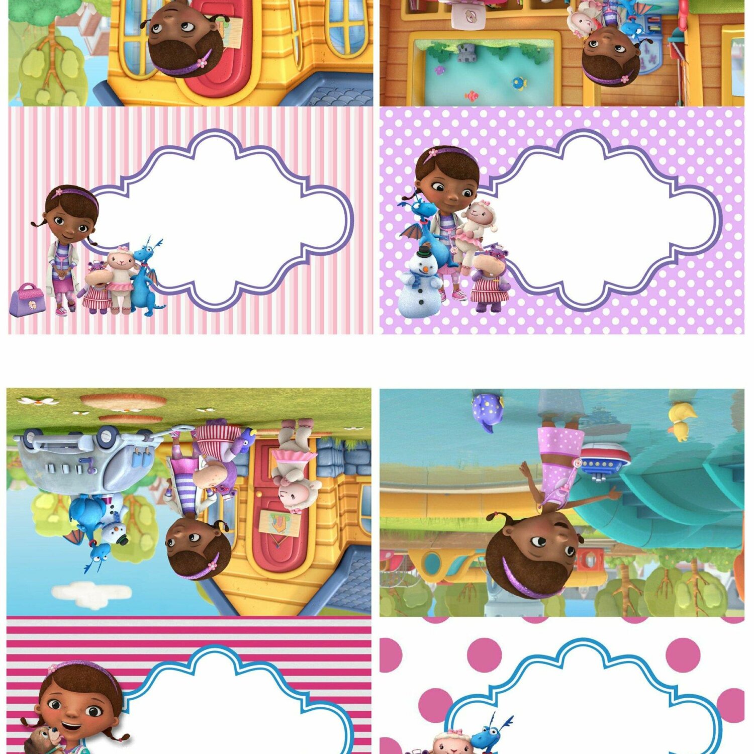Doc McStuffins Tent Cards, Buffet labels, Buffet Signs, Food ...