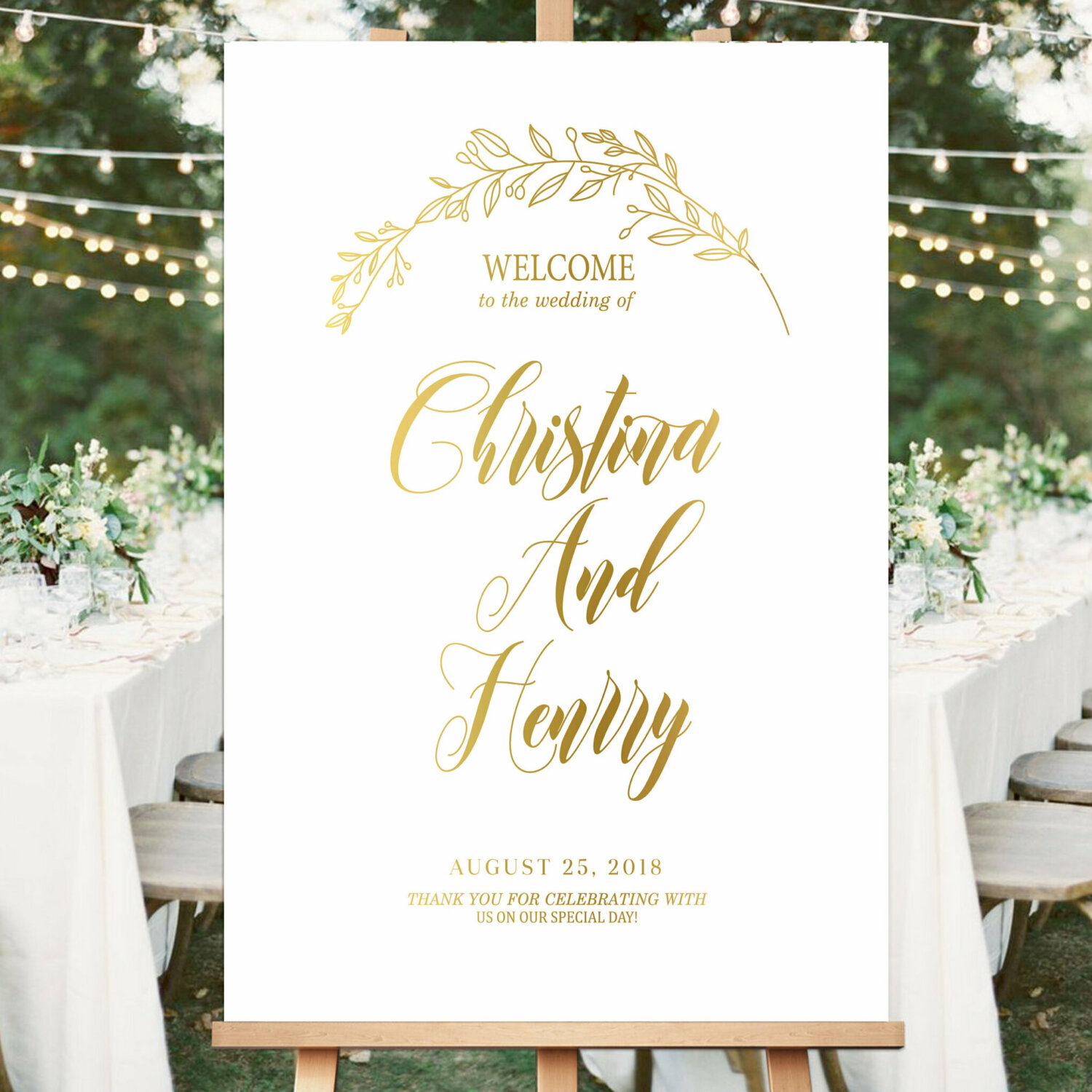 Wedding Welcome Sign, Gold Wedding Sign, Wedding Welcome Sign Template, gold glitter confetti wedding plan, Wedding Sign Printable || W35WS_1