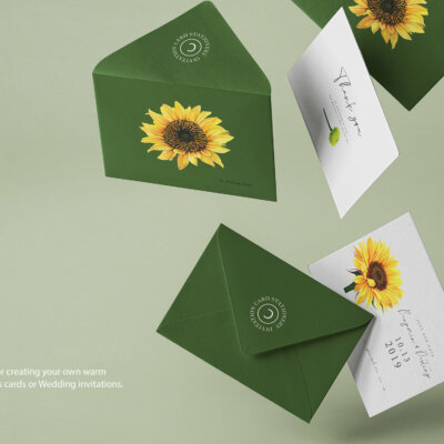 Sunflower Watercolor Flower clipart, Sunflower Dahlias Flower Wedding invitation, Sunflower Summer Herb, Flower Wedding invitation | WCSD_06